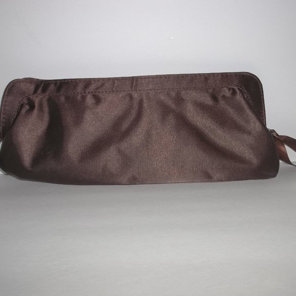 Vintage Avon Clutch Purse Brown Purple Green Flower Cottagecore Style Bag B14 - Picture 5 of 8